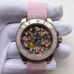 High Quality Replica Pink Rolex Submariner Pink Nato Strap Limited Edition